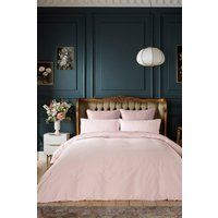 Ted Baker 'TB Plain Dye' Cotton Sateen Duvet Cover in Pink | Size: Super King