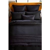 Ted Baker 'TB Plain Dye' Cotton Sateen Duvet Cover in Black | Size: King