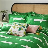 Mr Fox Bedding Green Duvet Cover Set Mint Leaf Designer Scion Living OR Cushion