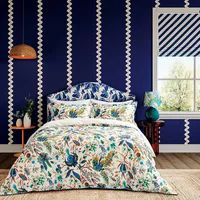 'Wonderland Floral' Cotton Sateen Duvet Cover Set