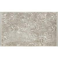 Sanderson Options Chelsea Rose Bath Sheet Silver