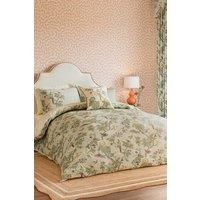 National Trust Lophura Duvet Cover Set Super King Size English Grey