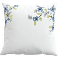 Sanderson Enys Garden Pillow Case Pairs Square Indigo & Ochre