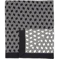 'Geo Knit' Cotton Throw