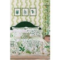 Sanderson Sycamore & Oak Duvet Cover Set Super King Size Botanical Green