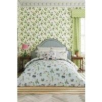Sanderson Woodland Chorus Duvet Cover Set Super King Size Blue Grey