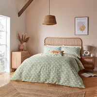 Scion Snowdrop Duvet Cover Set Double Sage