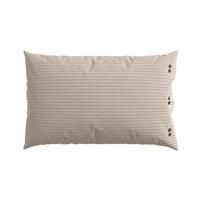 Bedeck of Belfast Umma Standard Pillowcase Pair, Charcoal & Gold