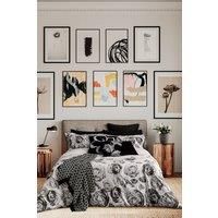 Ted Baker Mono Floral Duvet Cover Set Double Mono