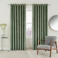 Helena Springfield Escala Lined Curtains 66X54''sage Sage 168cm Width x 138cm Drop