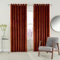 Helena Springfield Escala Lined Curtains 66X54''sage Copper 168cm Width x 138cm Drop