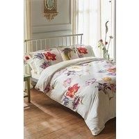 Sanderson Tulipomania Duvet Cover Set Double Rose Red & Amethyst