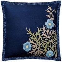 Morris & Co Seaweed Cobalt Thyme 50cm x 50cm Cushion