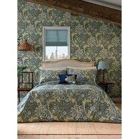 Morris & Co Seaweed Duvet Cover Double Cobalt Thyme