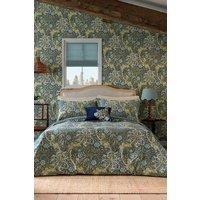 Morris & Co Seaweed Duvet Cover Super King Size Cobalt Thyme