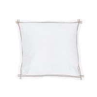 Bedeck of Belfast Zenda Pair 100% Cotton Square Oxford pillowcase White
