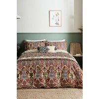 Morris & Co 'Granada' Cotton Duvet Cover Set in Indigo | Size: Single
