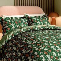 Scion Duvet cover Fan Floral Bedding set QCSFANG3GRE