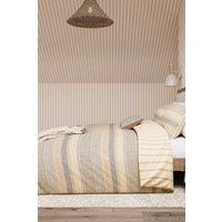 Helena Springfield Folk Stripe Duvet Cover Set Graphite/Copper