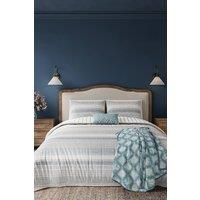 Helena Springfield Folk Stripe Duvet Cover Set Blue / Teal
