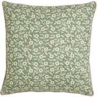 Helena Springfield Folk Ditsy Cushion 45X45 (Cm) Green/Pink