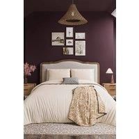 Helena Springfield Ticking Stripe Duvet Cover Set Graphite/Copper