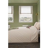 Helena Springfield Ticking Stripe Duvet Cover Set Green/Pink