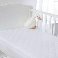Clair de Lune | Micro-Fresh® Waterproof Quilted Cot Bed Mattress Protector | 70 x 140 cm | Universal Fit for Cot Bed