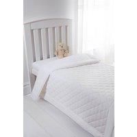 Clair De Lune Wool 4 Tog Duvet Single White