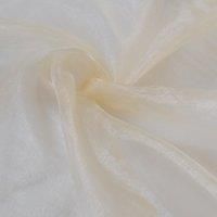 By the Metre Cream Organza Fabric