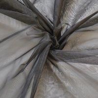 By the Metre Black Organza Fabric