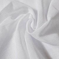 White Linen Look Fabric White
