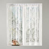 By the Metre Shabby Chic Slot Top White Lace Fabric