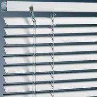 Pvc Venetian Window Blind Blinds In Black Cream White Silver Teak And Natural