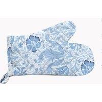 William Morris Blue Compton Quilted Single Oven Mitt