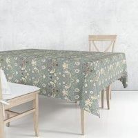 William Morris Strawberry Thief Blue 132 x 132cm Fabric Tablecloth