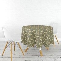 William Morris Pimpernel Fabric Circle Tablecloth