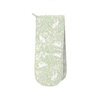 William Morris Forest Life Green Double Oven Glove