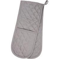 Dexam 16150391 Double Oven Glove- Love Colour Slate Grey