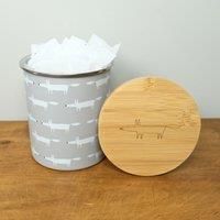 Scion by Dexam Mr Fox Tea/Coffee/Sugar Storage Jar Multi Print - Grey