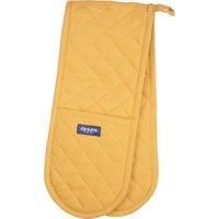 Love Colour Double Oven Gloves, Ochre