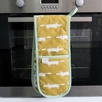 Scion Living Mr Fox Double Oven Gloves Ochre