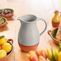 Dexam Sintra Glazed Terracotta Jug - Stone