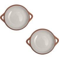 Dexam Sintra Small Glazed Terracotta Tapas Dish Stone