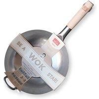 School of Wok 30cm Round Bottom Uncoated Carbon Steel Craft Wok