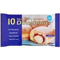 Country Style 10 Real Dairy Cream Doughnuts 520g