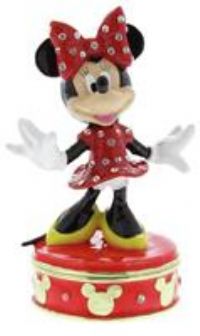 Disney Minnie Mouse Trinket Keepsafe Box DI109 New Boxed