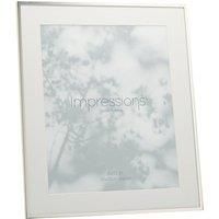 Impressions Silver Plated Metal Photo Frame