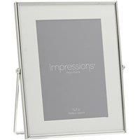 Silver Colour Frame White Border 5" x 7"