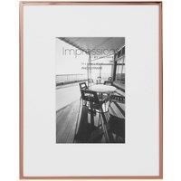 Juliana Unisex Impressions Copper Plated Photo Frame 4x6 - Rose Gold